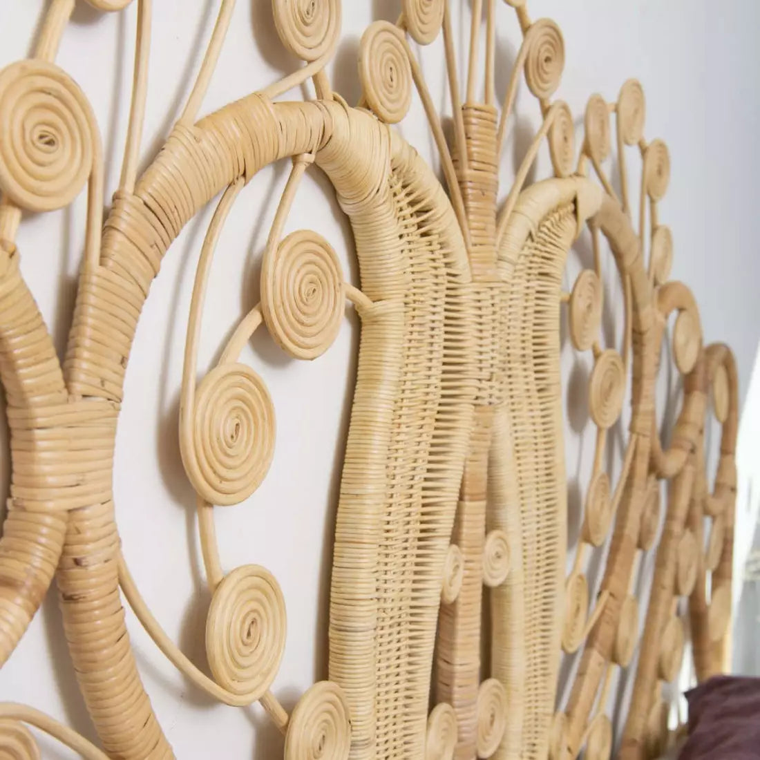 Maharaja rattan sengegavl - Vintage rattan | Kok Maison