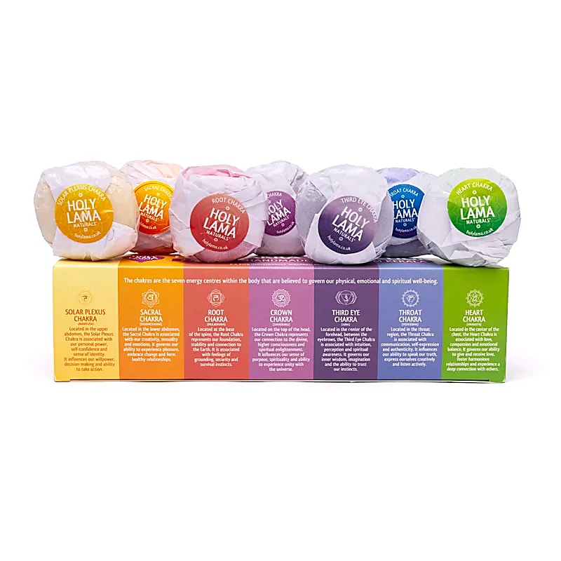 Holy lama Ayurvedisk chakra sæber - Gaveæske med 7 varianter