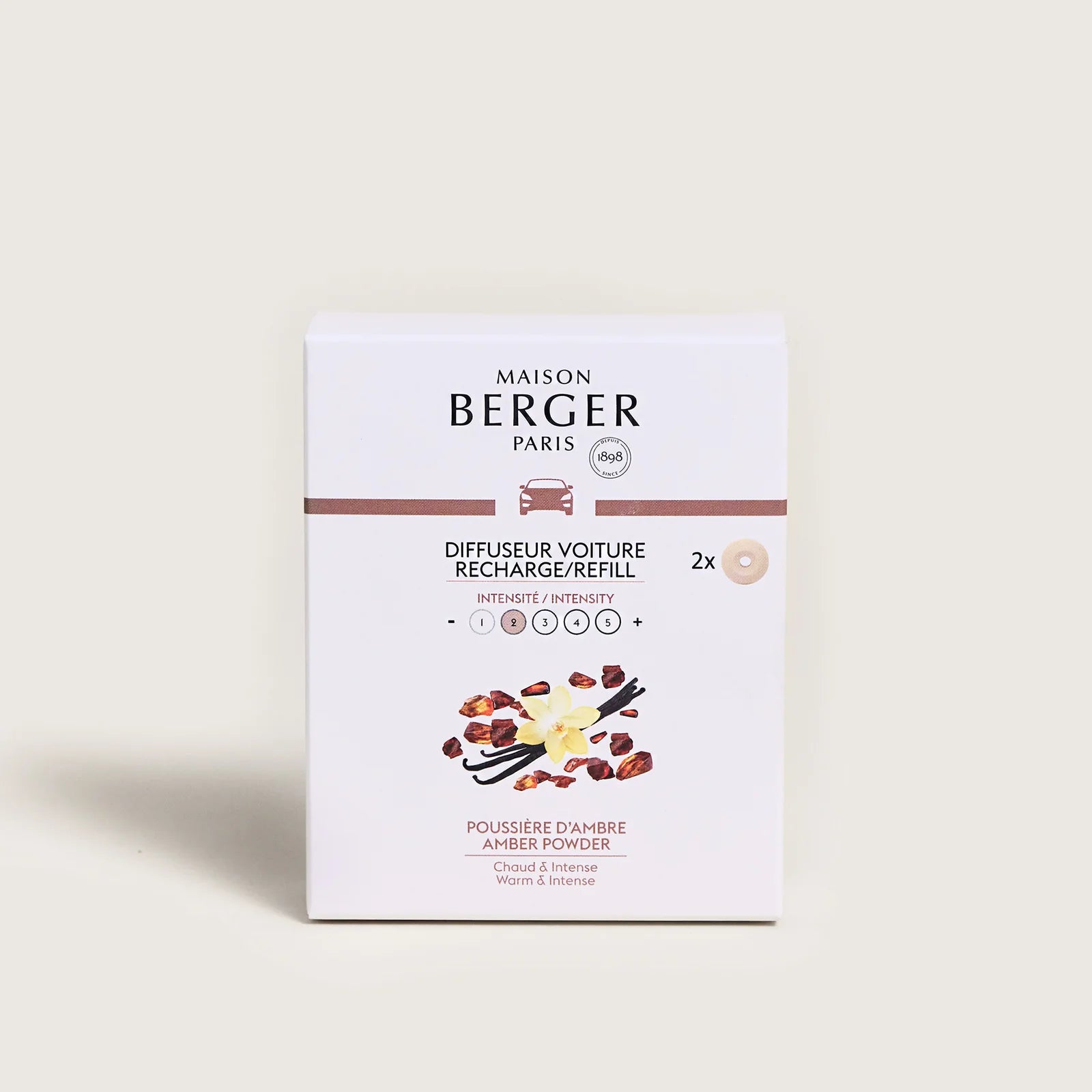 Maison Berger refill - Amber Powder | Duft til Maison Berger bil luftfrisker