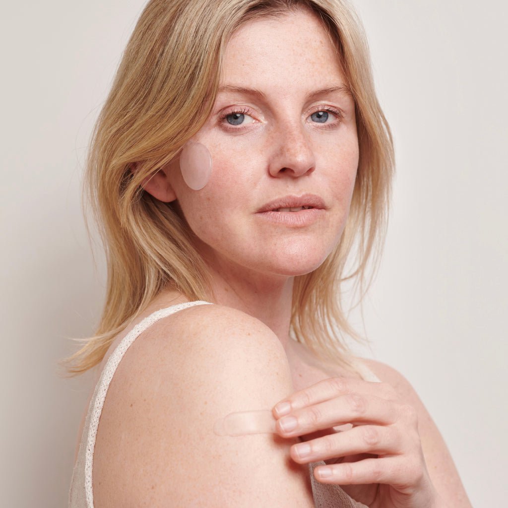 Apricot silikone arplaster med aloe vera - small