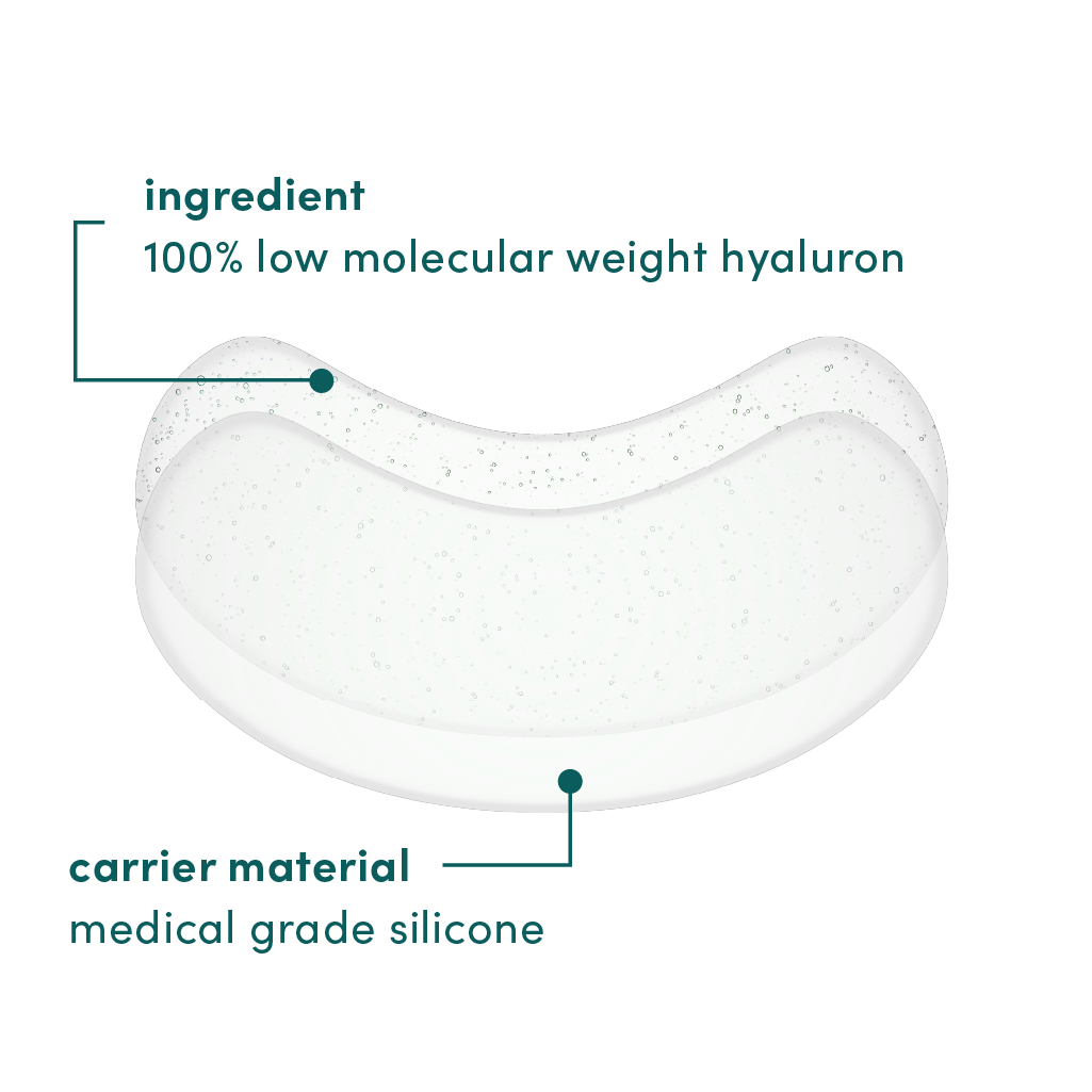 Apricot Hyaluron Neck Pad – genanvendelig maske til halsområdet, der giver intensiv fugt, reducerer linjer og plejer huden