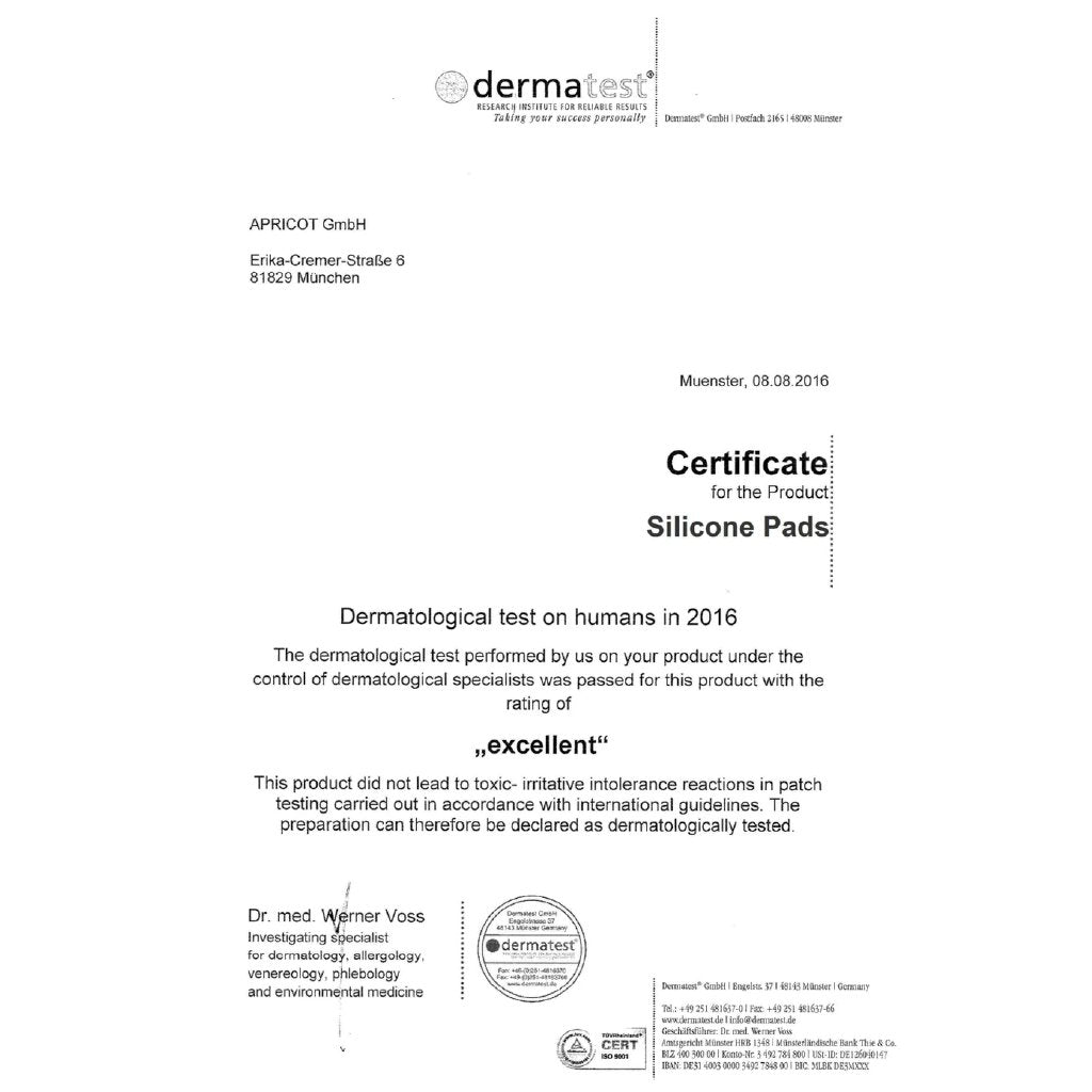 Apricot - Pandemaske med hyaluron | Genanvendelig silikonemaske