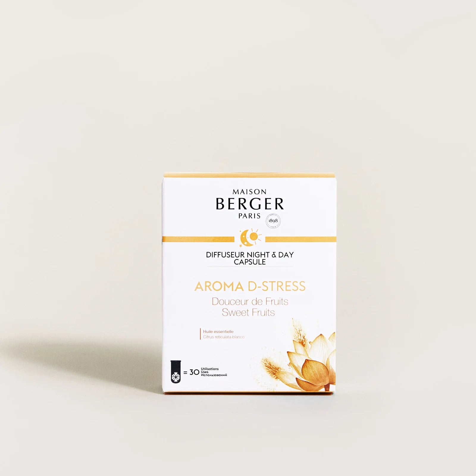 Maison Berger refill – Aroma D-Stress | Duft til vækkeur