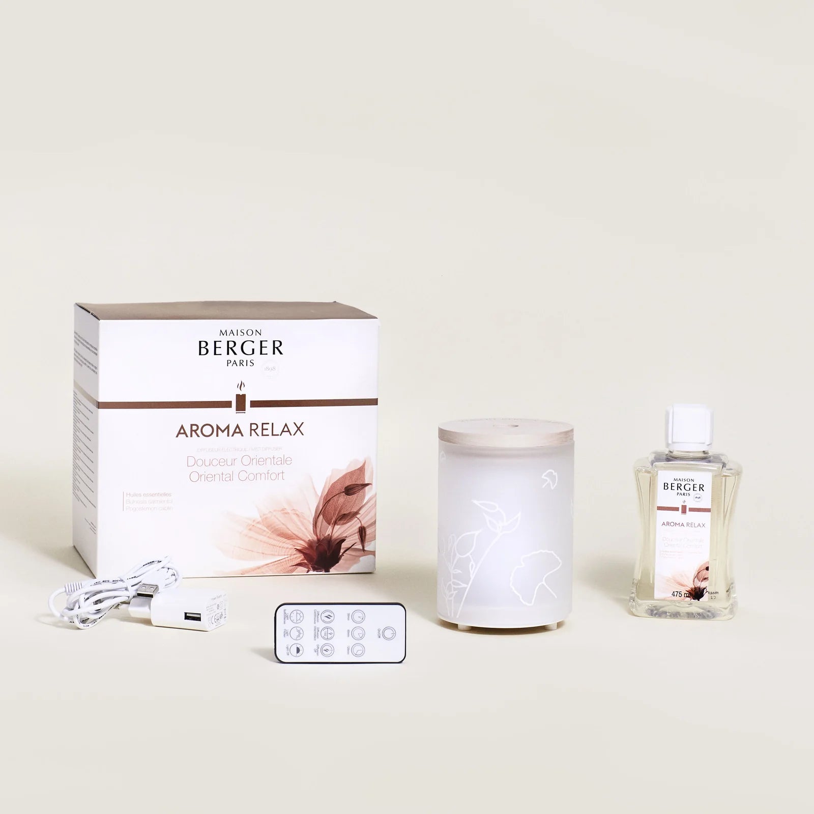 Maison Berger aroma diffuser | Komplet sæt med Aroma Relax