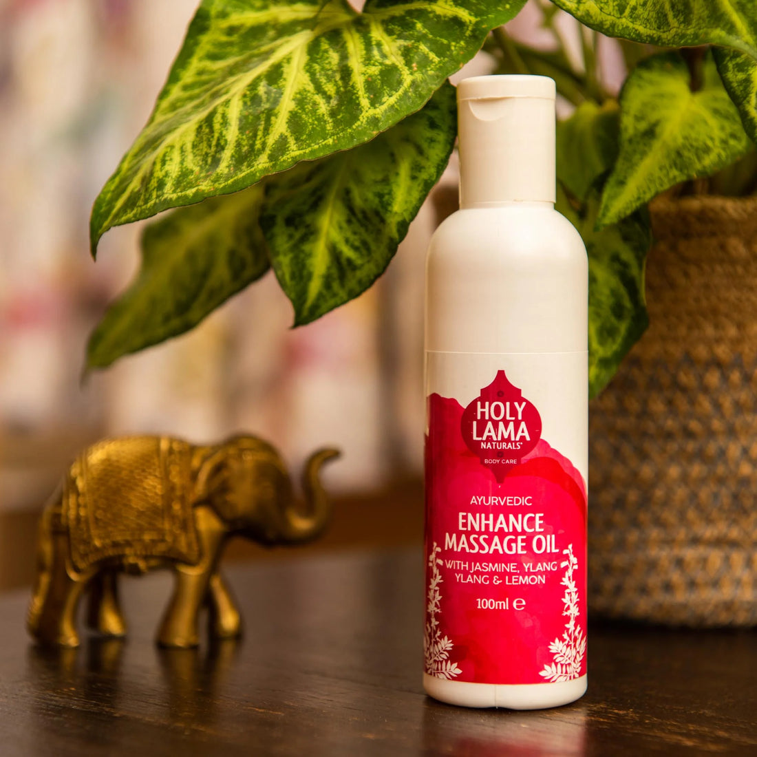 Holy lama Enhance body oil med jasmin, ylang ylang & citron - Ayurvedisk kvalitet