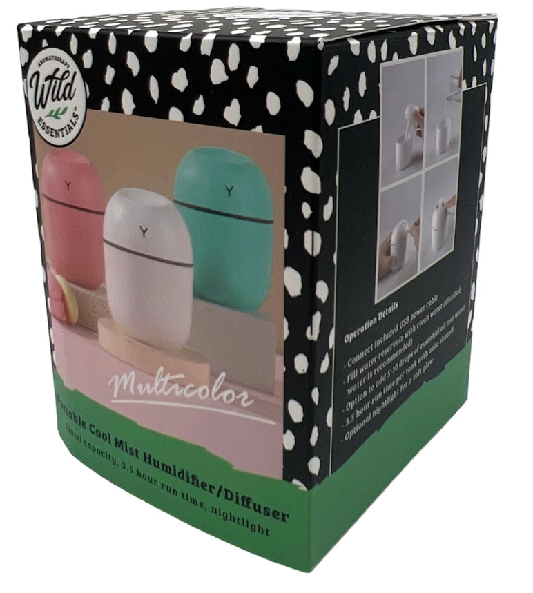 Hvid aroma diffuser med USB – til æteriske olier
