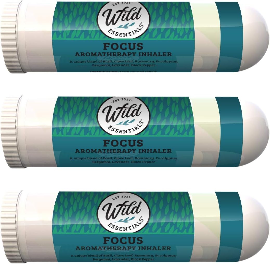 Naturlig næseinhalator med æteriske olier, der fremmer fokus, klarhed og koncentration i studie, arbejde og hverdag.