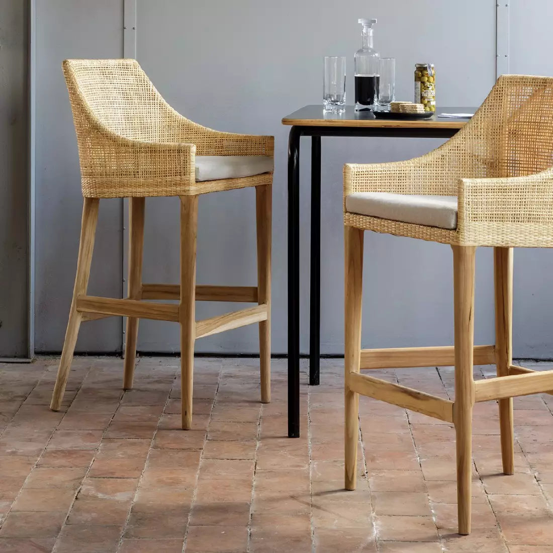 SAIGON RATTAN & CANE BARSTOL | KOK MAISON