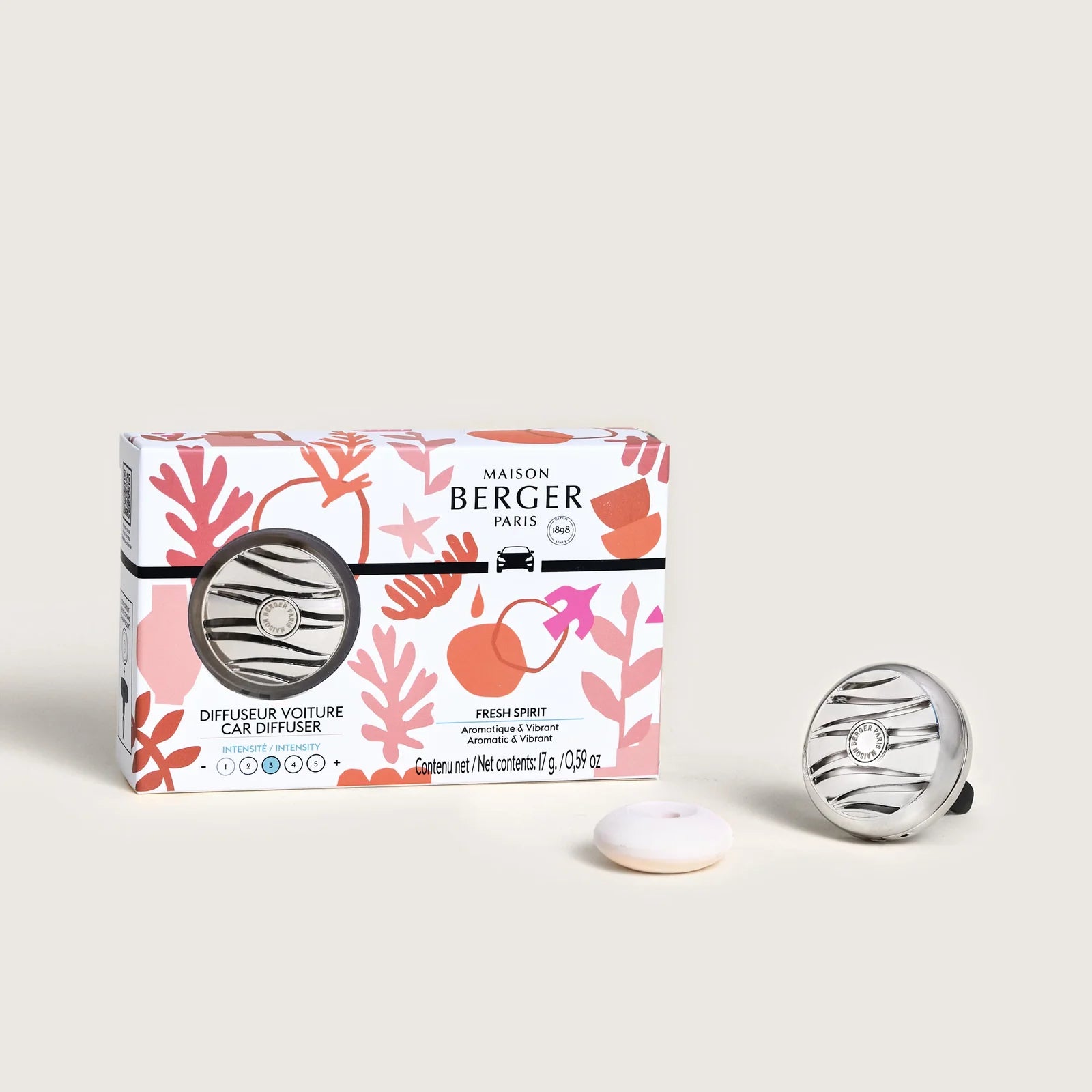 Maison Berger luftfrisker til bilen med Fresh Spirit