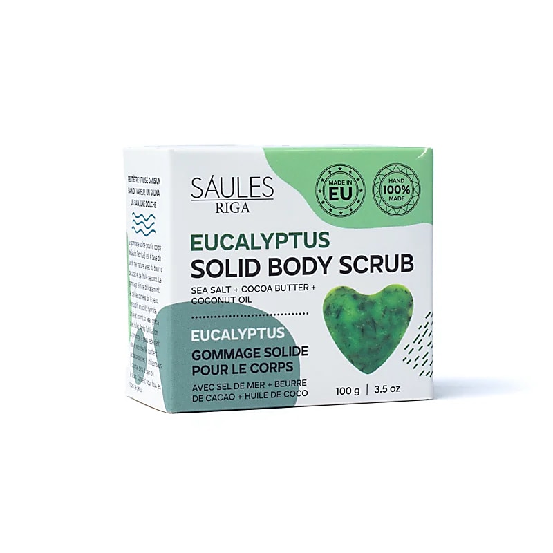 Body Scrub sæbe med eukalyptus