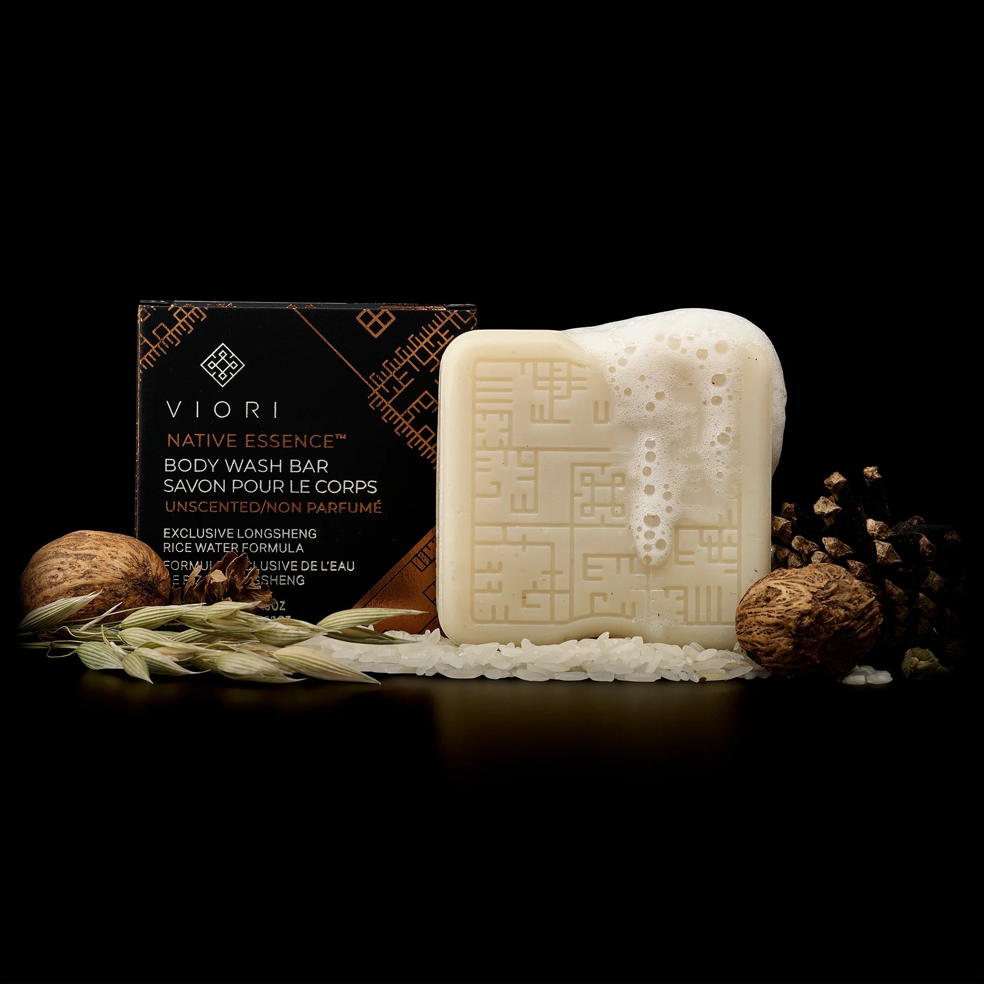 Mild & parfumefri body wash bar med Rice Water – ideel til sensitiv hud.