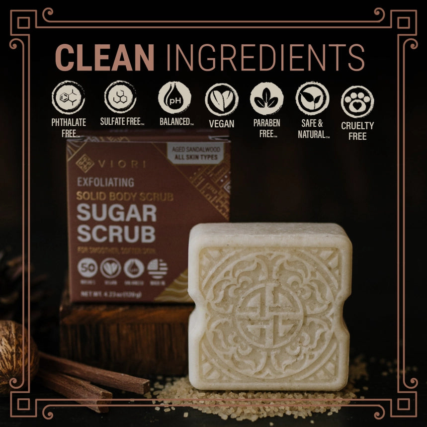 Body Wash, Sugar Scrub & Body Butter Bar