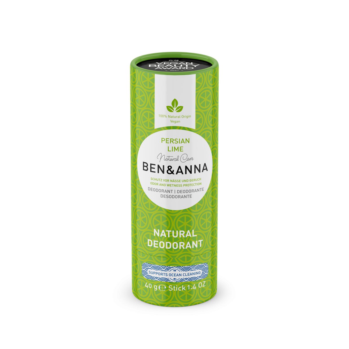 Ben & Anna Deodorant Stick kombinerer effektiv beskyttelse mod svedlugt med 100 % naturlige ingredienser, plejende sheasmør og seks skønne duftvarianter.