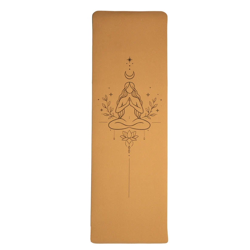Kork Yogamåtte | Lotus eller Divine Feminine