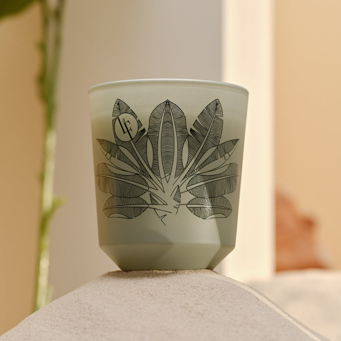 Banana Tree Flower duftlys | Bourgie La Française – Bananblomst, kokos, jasmin & musk