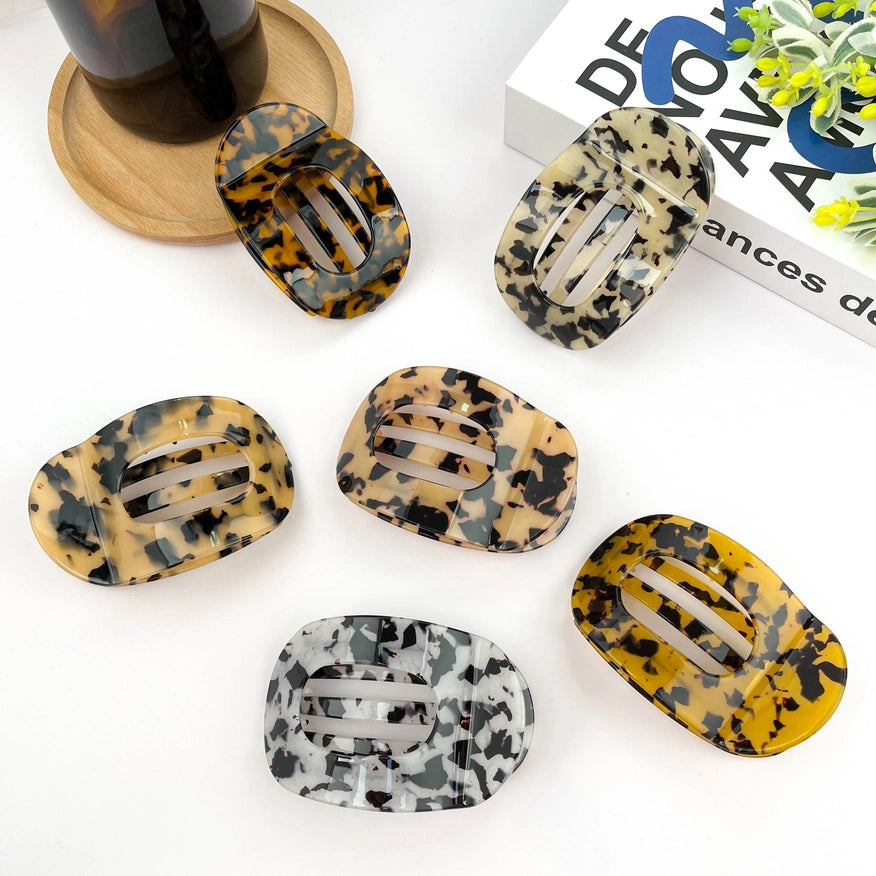 Flad hårklemme i Recycled bæredygtig plast - Large