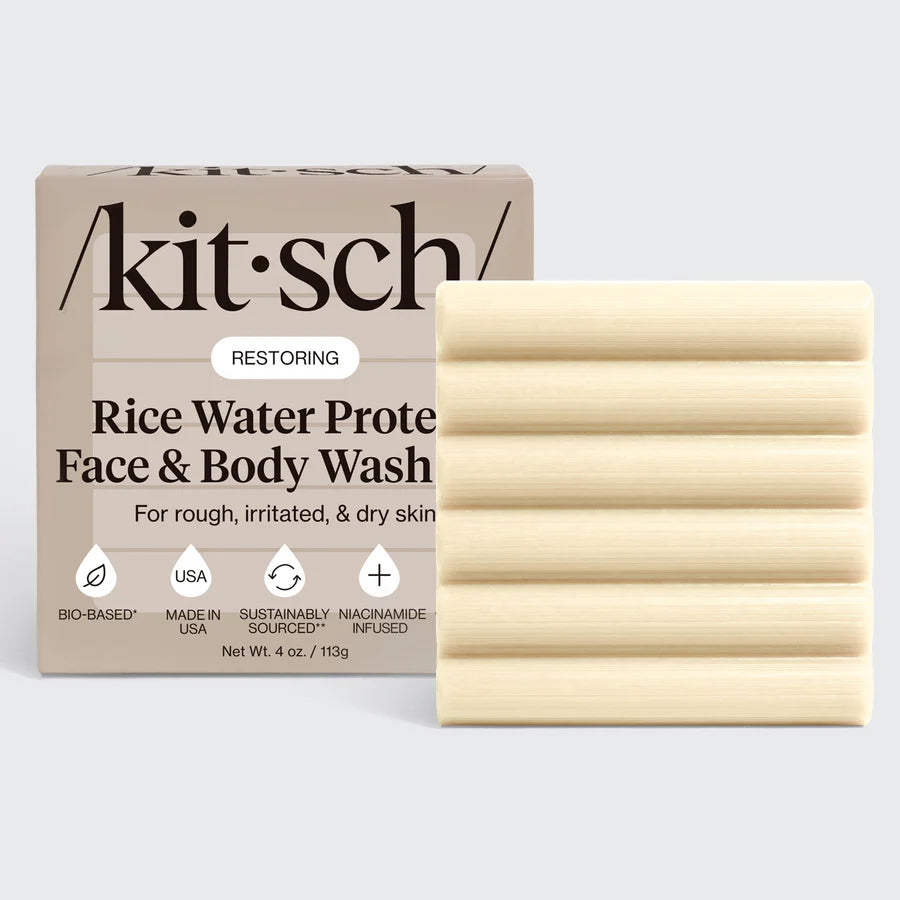 Kitsch Face & Body Wash med Rice Water – fugtgivende rensebar