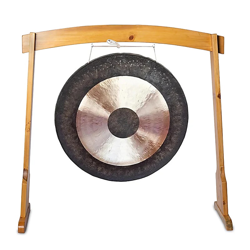 Gongstativ i træ til 40–100 cm Gong | Harmonie Gongstativ