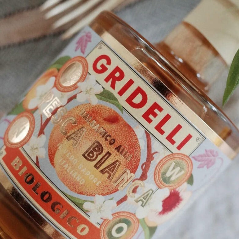 Gridelli Balsamico med Fersken – Økologisk IGP Balsamico fra Modena