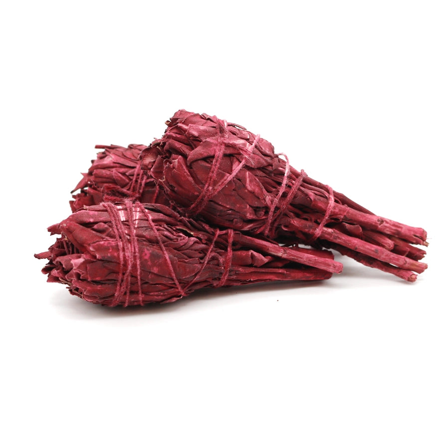 Hvid Salvie & Dragon’s Blood Smudge Stick - økologisk røgelsesbundt
