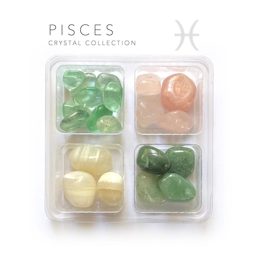 Fiskene Stjernetegn krystal kit | Pisces krystaller til intuition, drømme & indre ro
