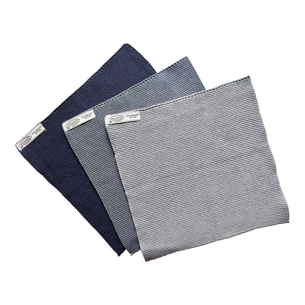 Solwang Design Karklude | Øko-Tex bomuld – Stormgrå kombi