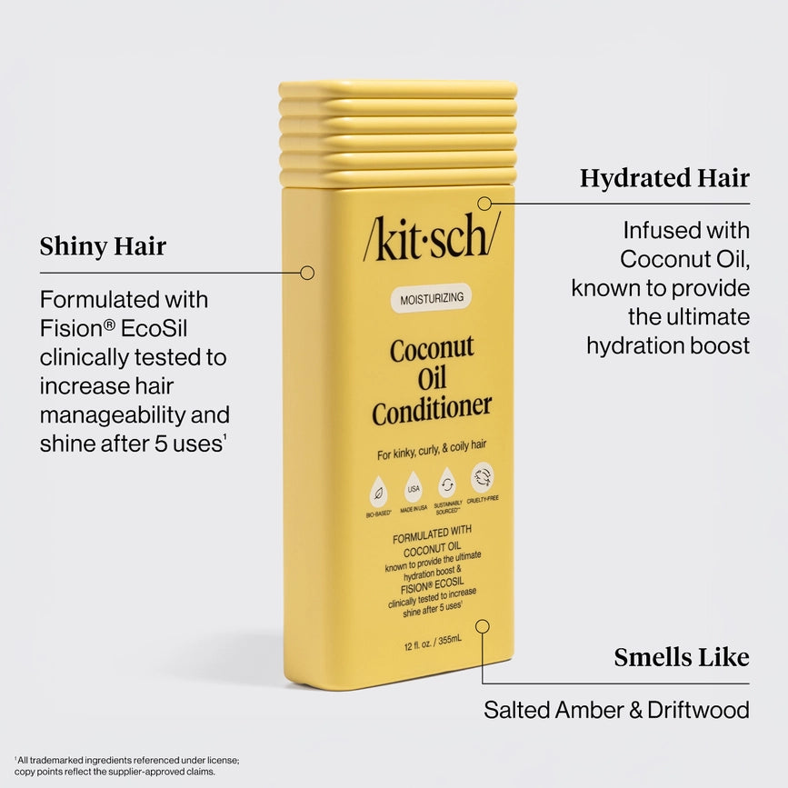 Kitsch kokosolie shampoo og balsam pakke til tørt hår
