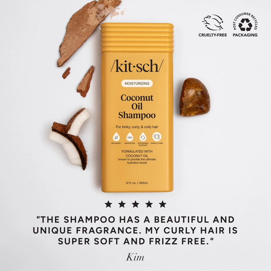 Kitsch kokosolie shampoo og balsam pakke til tørt hår