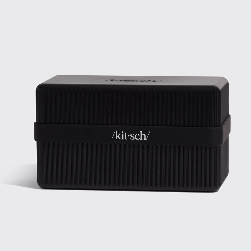 KITSCH Travelcase med 4 rum - opbevaring til shampoo & conditioner bars