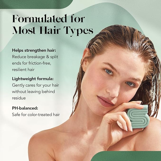 KITSCH Rosemary & Biotin Shampoo Bar – styrkende og volumengivende hårpleje med NaturePep® Amaranth. Fremmer hårvækst, styrker håret og giver glans. Vegansk, cruelty-free & Zero Waste.