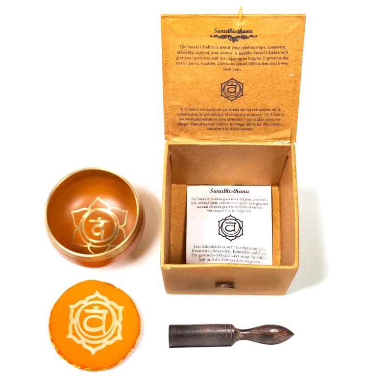 Tibetansk syngeskål – Orange Sakralchakra | Yogi & Yogini