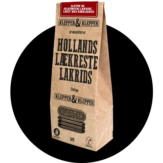 Klepper & Klepper Sød Lakrids | Hollands lækreste sødlakrids – vegansk, glutenfri & perfekt balanceret