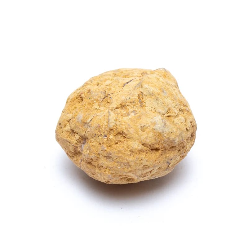 Hvid kvarts Geode - delt