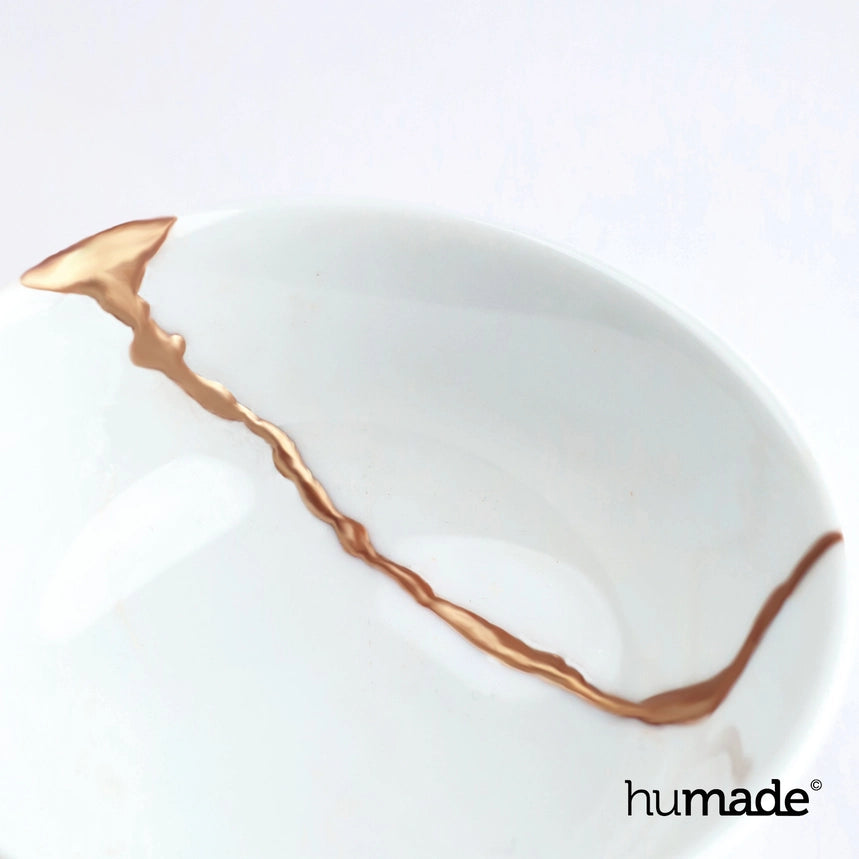 Kintsugi reparationssæt med guld & bronze - glas & porcelæn reparation