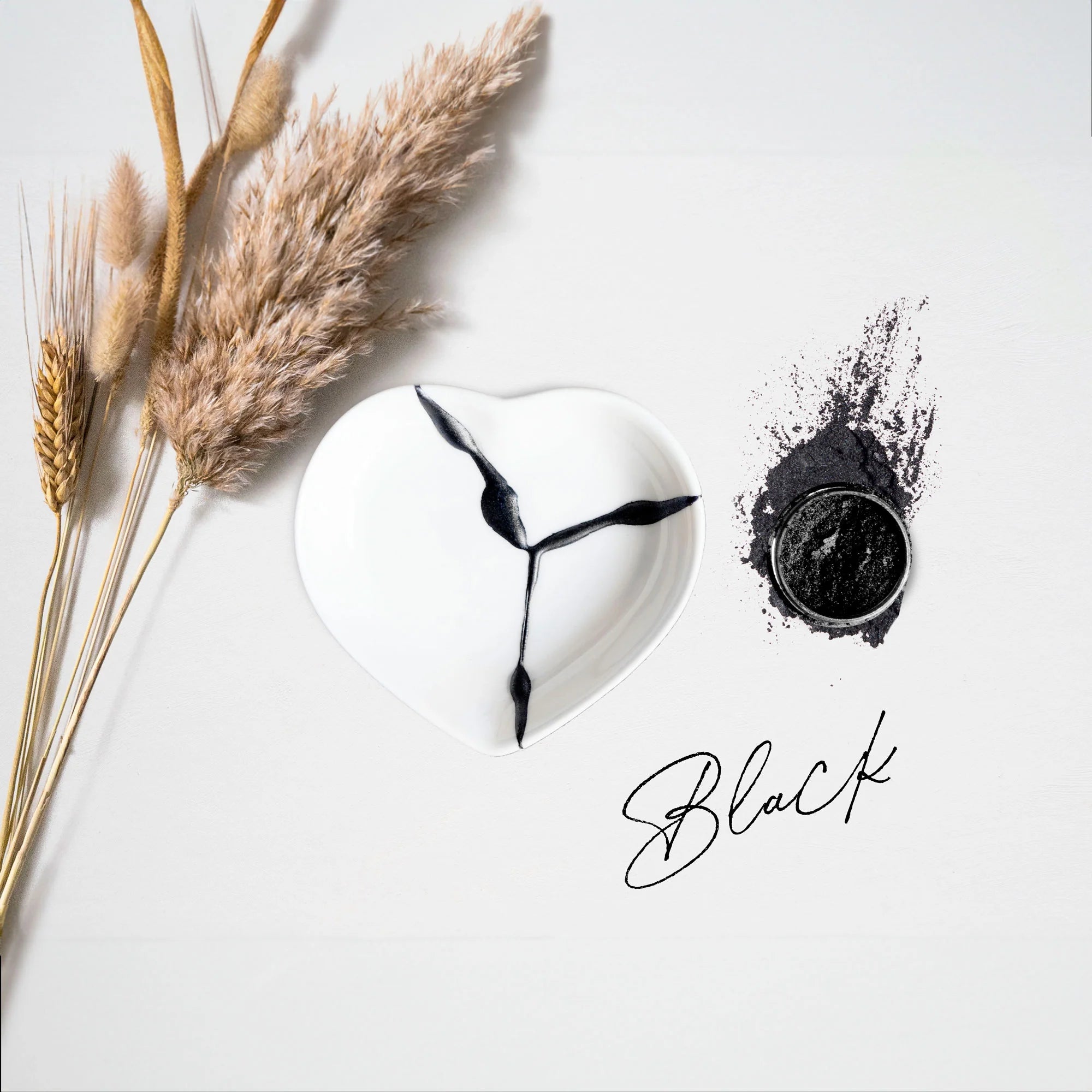 Kintsugi reparationssæt med guld, sølv & farver - glas & porcelæn reparation