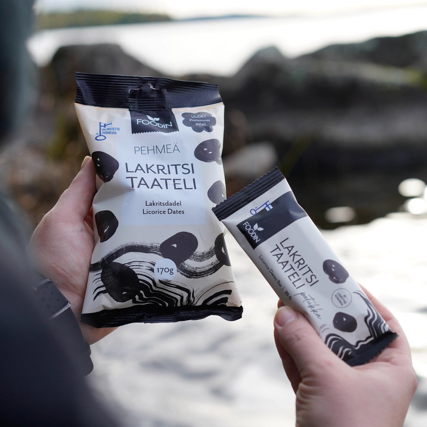 Dadel bar med lakrids | Glutenfri & vegansk gourmet slik