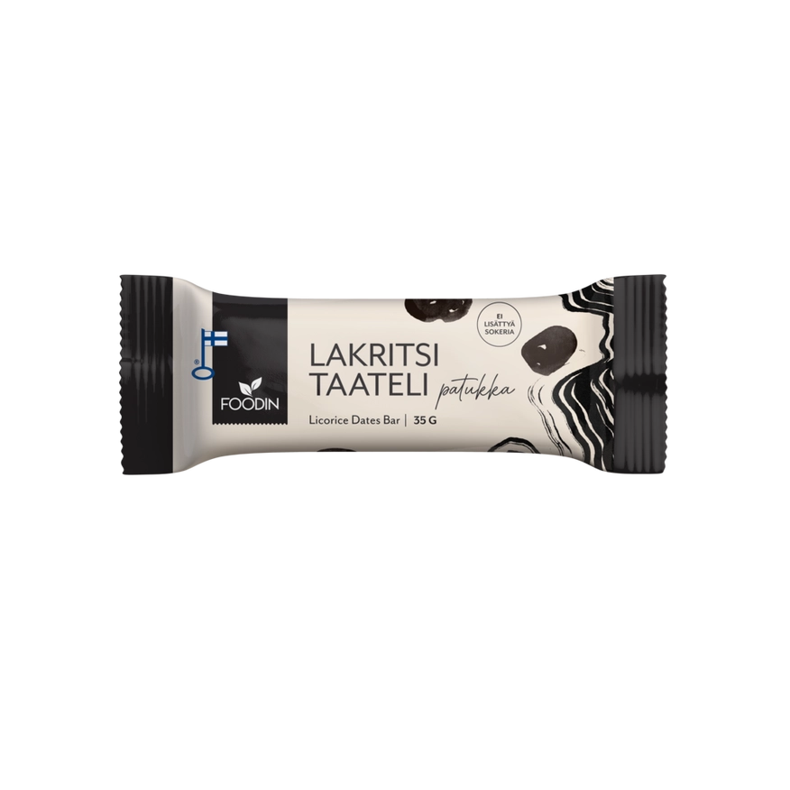 Dadel bar med lakrids | Glutenfri & vegansk gourmet slik