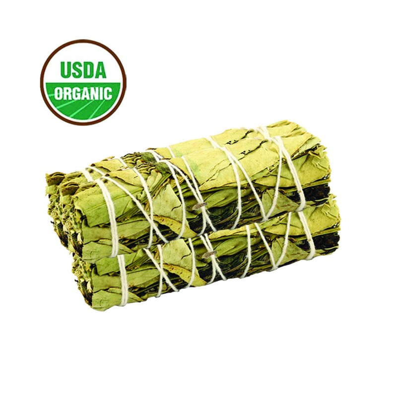 Lemon & peppermint Smudging Stick | Naturligt røgelsesbundt til energi rensning