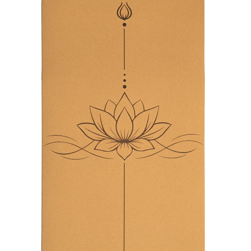 Kork Yogamåtte | Lotus eller Divine Feminine