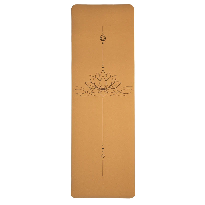 Kork Yogamåtte | Lotus eller Divine Feminine