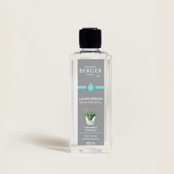 Giv dit hjem en frisk og naturlig atmosfære med Citronella refill til din Maison Berger duftlampe.