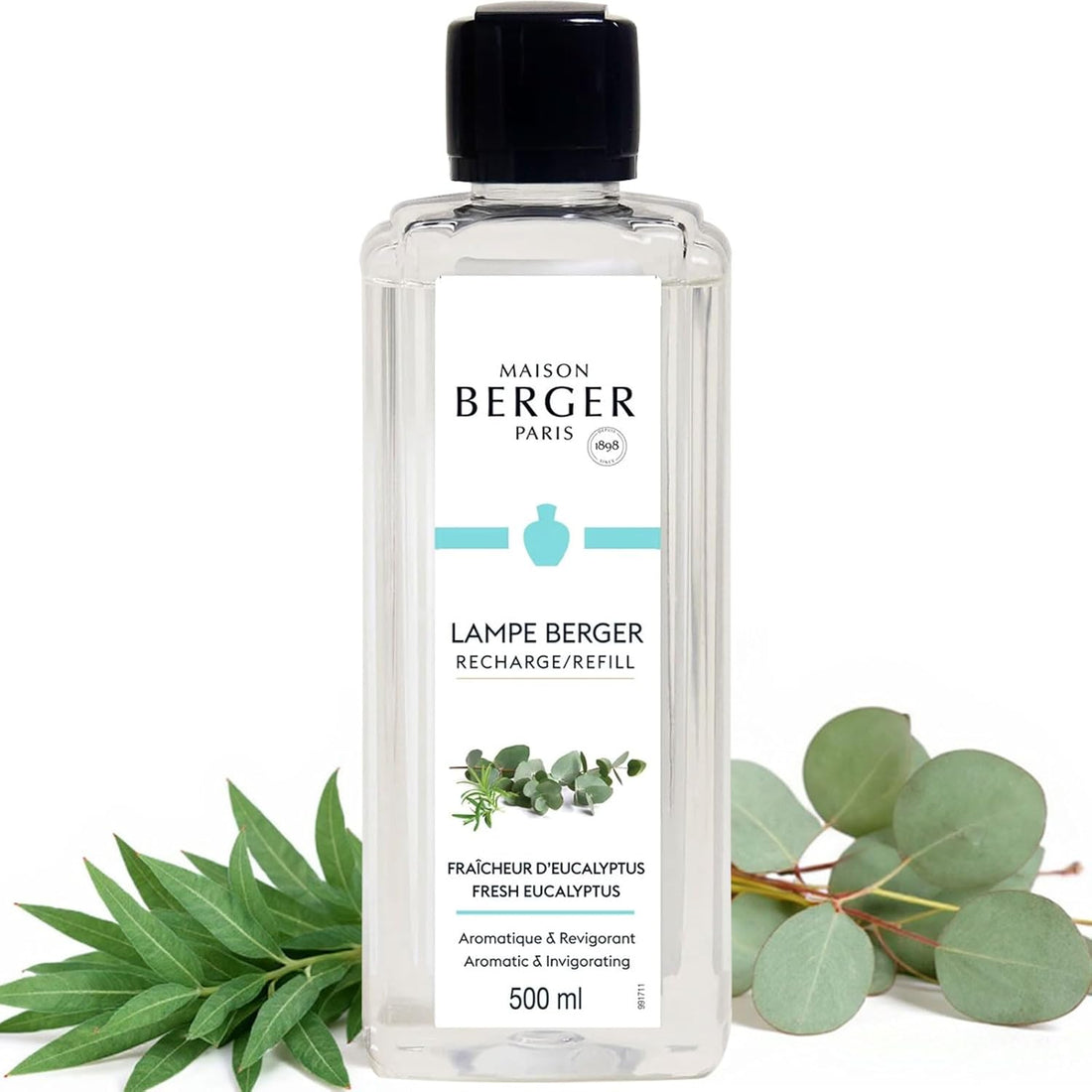 Gør dit hjem til en frisk oase med Fresh Eucalyptus refill til din Maison Berger duftlampe.