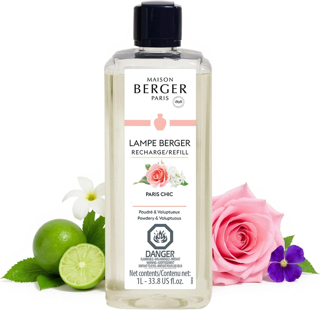 Paris Chic fra Maison Berger Paris – en moderne klassiker, hvor friske citrusnoter og bløde roser mødes i ren pariser-elegance.