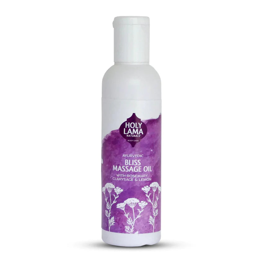 Holy lama Bliss body oil med rosmarin, petitgrain & salvie - Ayurvedisk kvalitet