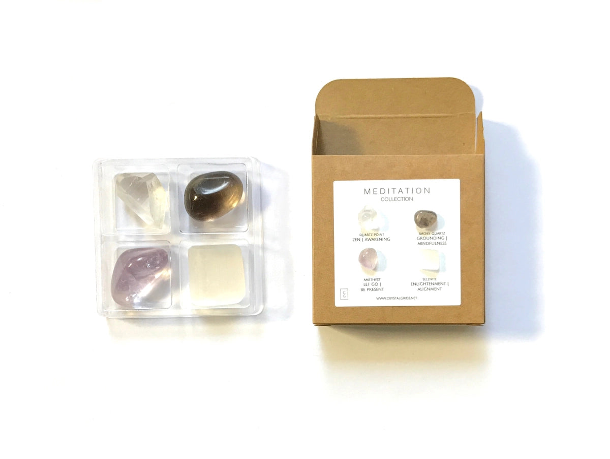 Meditation krystal kit | Krystaller til ro, fokus & indre klarhed