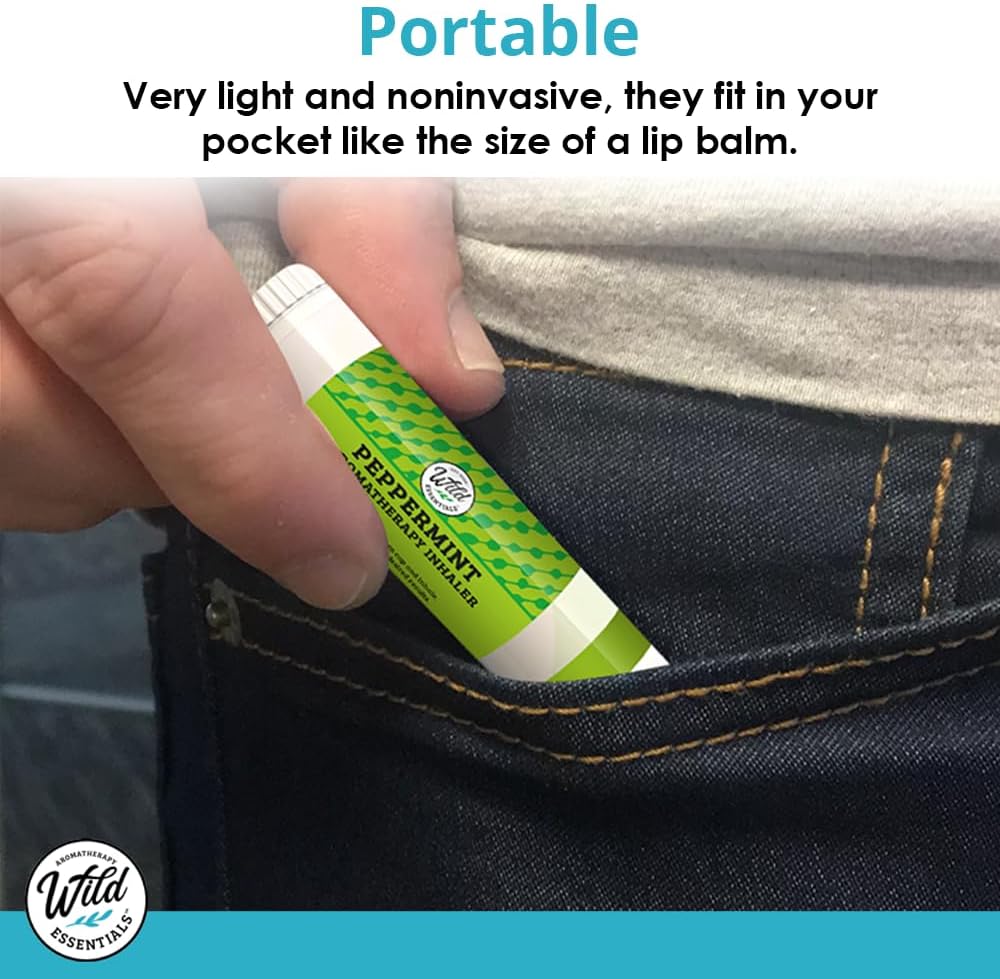 Migraine relief næseinhalator med æteriske olier | Naturlig lindring ved migræne & hovedpine