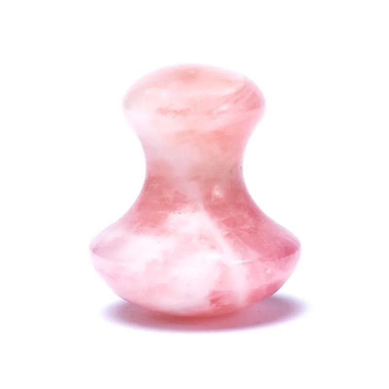 Gua Sha Mushroom Bjergkrystal, Rosenkvarts & Ametyst | Ansigtsmassage