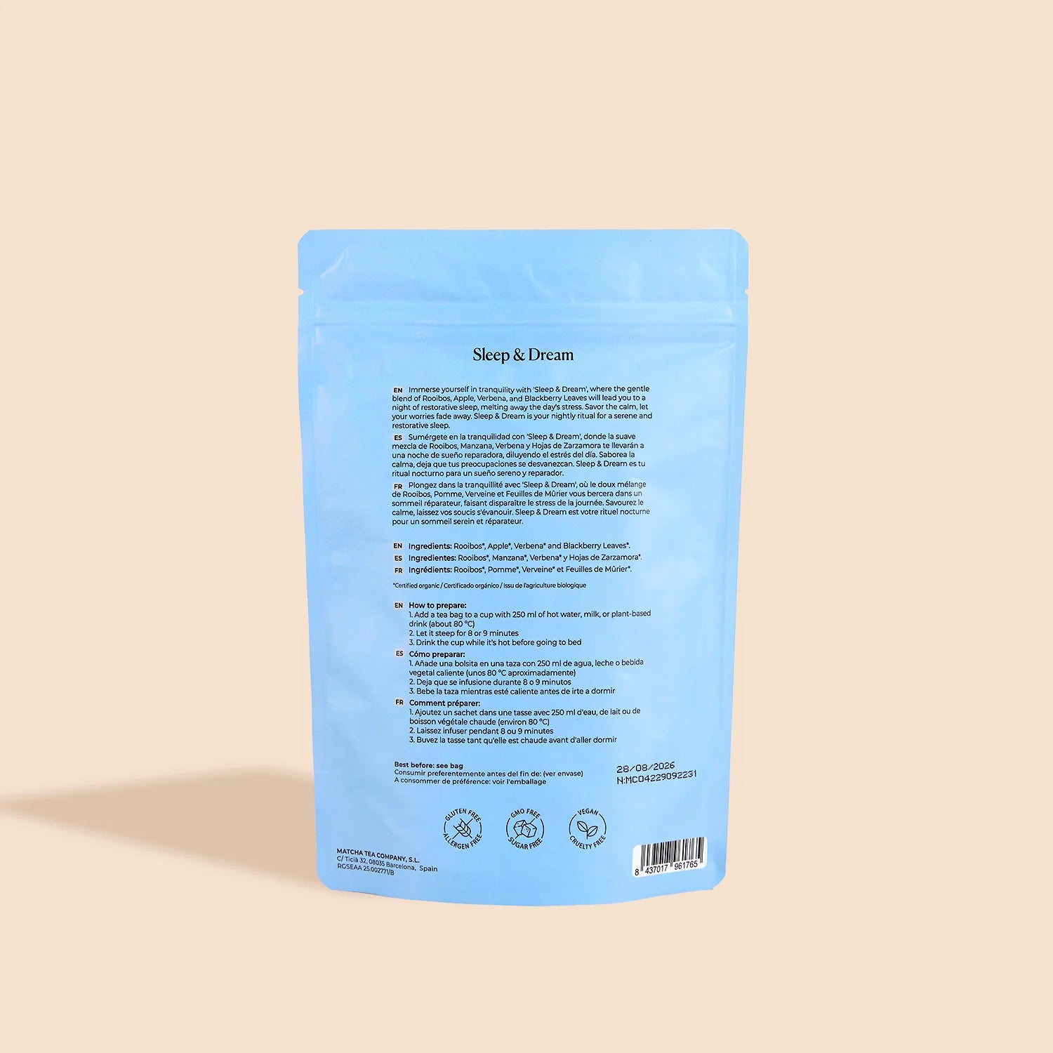 Dit rolige aftenritual – koffeinfri urteinfusion til søvn og indre balance.