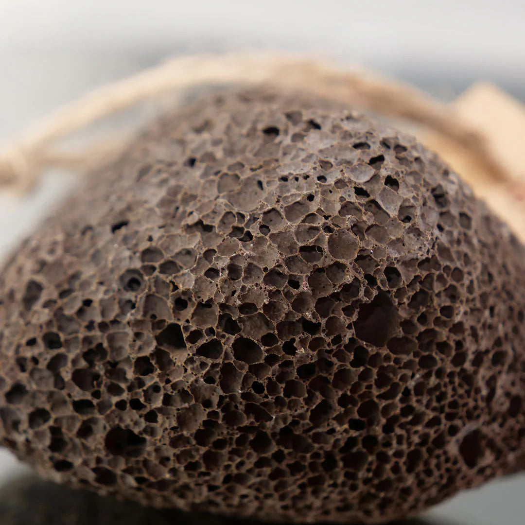 Naturlig Lava pimpsten | Blødgørende fodpleje mod hård hud & revner