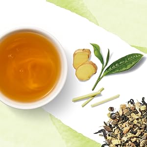 Numi Ingefær & Citron Økologisk Te | Forfriskende citrusbalance & varmende ingefær